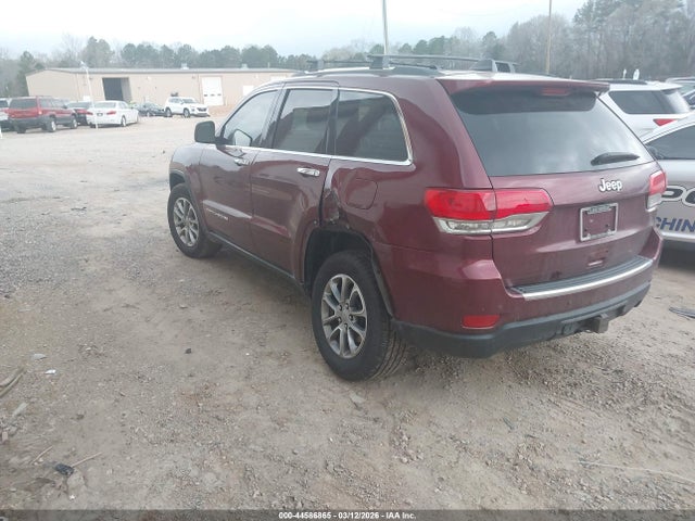 Aukcja sprzedaży 2016 Jeep Grand Cherokee Limited, vin: 1C4RJFBG9GC409267, numer aukcji: 44586865