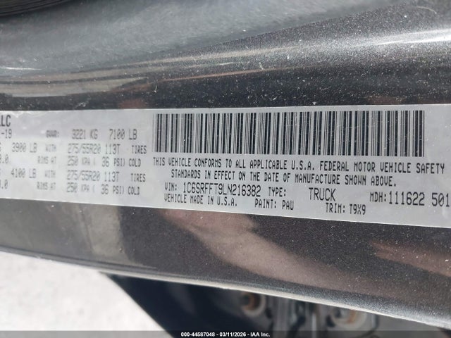 2020 RAM 1500 1C6SRFFT9LN216382 Photo 8