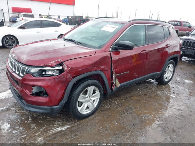 Продажа на аукционе авто 2022 Jeep Compass Latitude Fwd, vin: 3C4NJCBB3NT147863, номер лота: 44587080