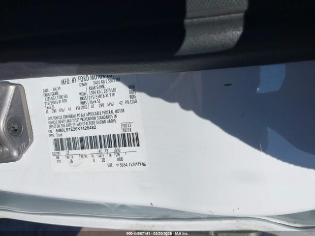 Ford Transit Connect Xl 2019 NM0LS7E26K1428482 Image 9