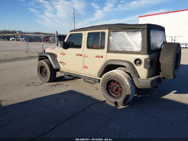 44587251 :رقم المزاد ، 1C4HJXDG0NW227385 vin ، 2022 Jeep Wrangler Unlimited Sport 4x4 مزاد بيع