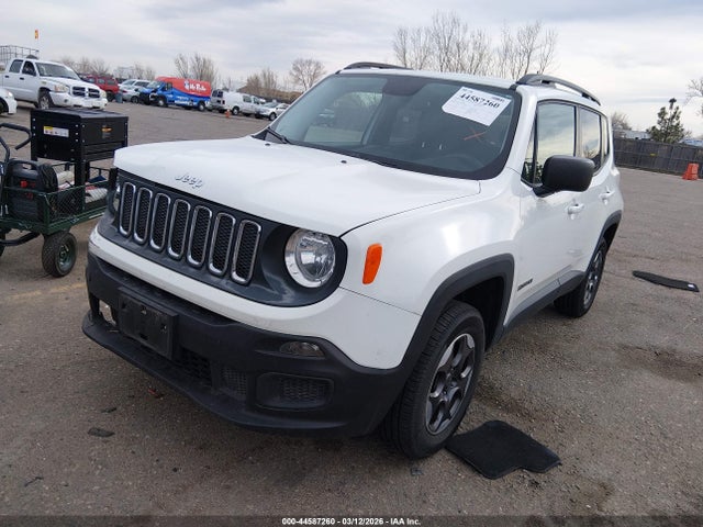 2016 Jeep Renegade Sport მანქანა იყიდება აუქციონზე, vin: ZACCJBAT5GPE14166, აუქციონის ნომერი: 44587260