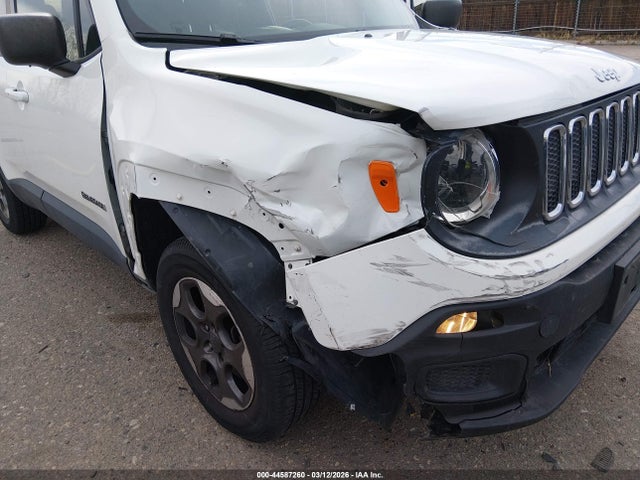 2016 Jeep Renegade Sport მანქანა იყიდება აუქციონზე, vin: ZACCJBAT5GPE14166, აუქციონის ნომერი: 44587260
