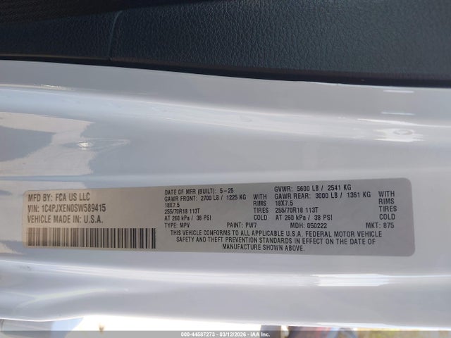 1C4PJXEN0SW589415 Jeep Wrangler 4-door Sahara 4x4