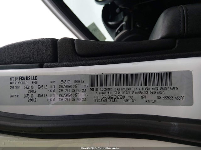 2019 JEEP GRAND CHEROKEE 1C4RJEAG2KC835984 Photo 8