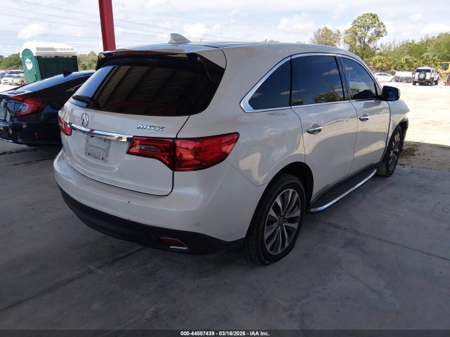 Продаж на аукціоні авто 2016 Acura Mdx, vin: 5FRYD3H44GB020889, номер лоту: 44587439