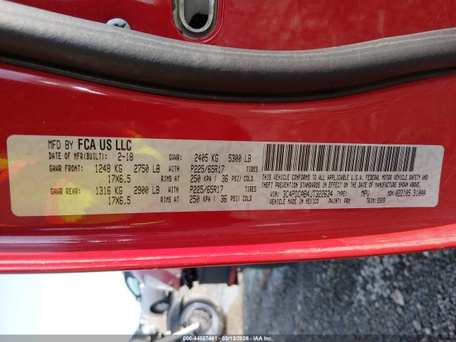 2018 DODGE JOURNEY 3C4PDCAB4JT322634 Photo 8