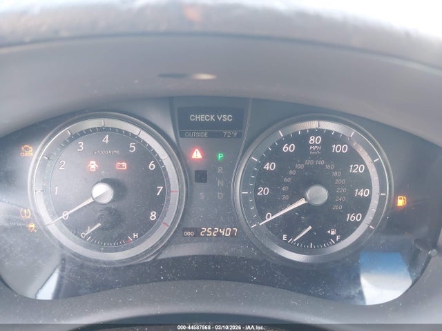 2007 Lexus Es 350 მანქანა იყიდება აუქციონზე, vin: JTHBJ46G372010584, აუქციონის ნომერი: 44587568