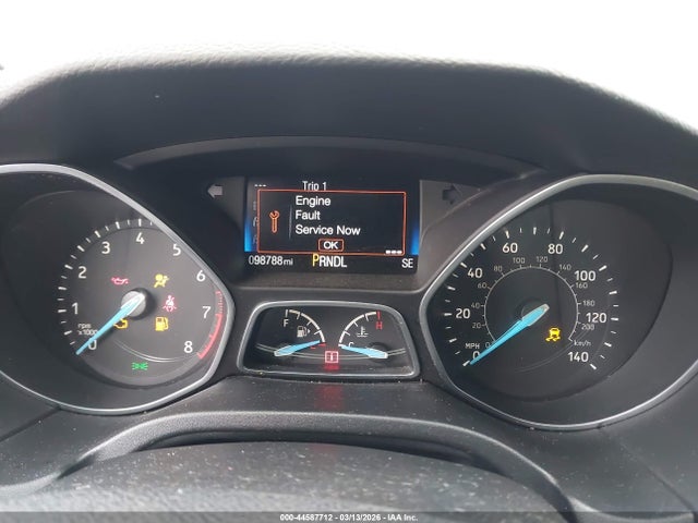 44587712 :رقم المزاد ، 1FADP3F27HL236183 vin ، 2017 Ford Focus Se مزاد بيع