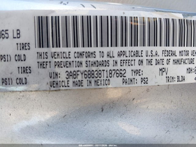 2008 CHRYSLER PT CRUISER 3A8FY68838T187662 Photo 8