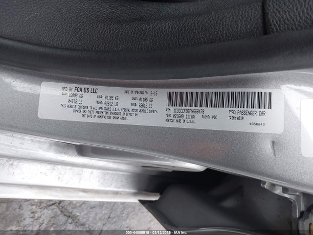 2015 CHRYSLER 200 1C3CCCFB6FN668478 Photo 8