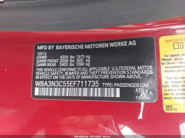 2014 BMW 428I WBA3N3C55EF711735 Photo 8