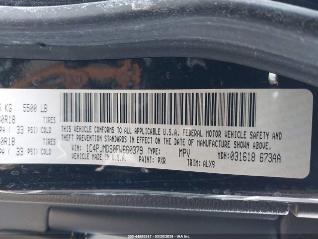 Jeep Cherokee Limited 2015 1C4PJMDS0FW660379 Image 9