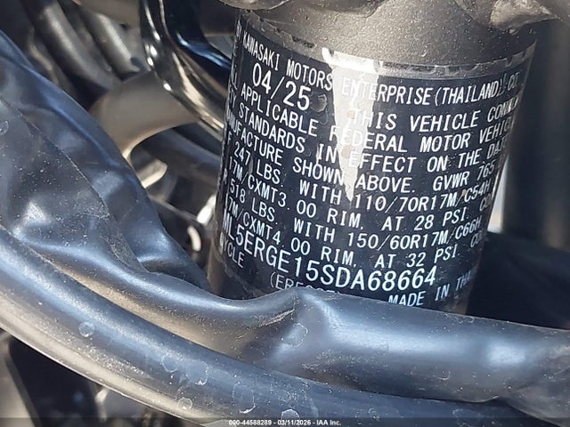 Kawasaki Er500 2025 ML5ERGE15SDA68664 Image 10
