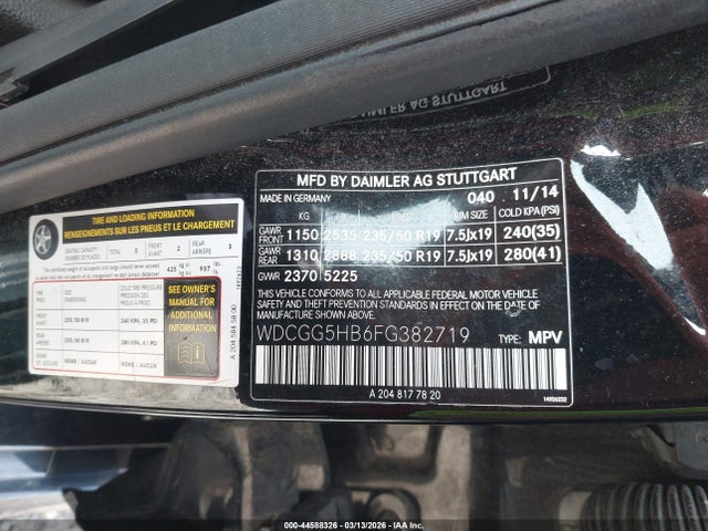 2015 MERCEDES-BENZ GLK 350 WDCGG5HB6FG382719 Photo 8