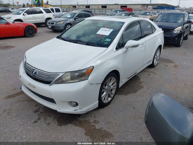 44588495 :رقم المزاد ، JTHBB1BA2A2002643 vin ، 2010 Lexus Hs 250h Premium مزاد بيع