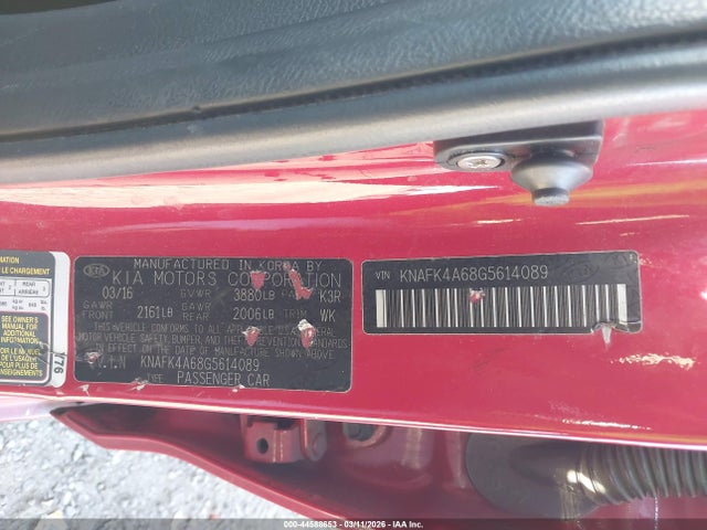 KIA FORTE LX 2016 KNAFK4A68G5614089 Image 9