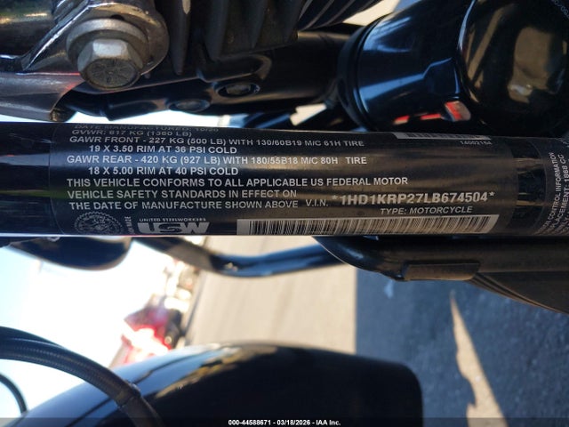 2020 HARLEY-DAVIDSON FLHXS 1HD1KRP27LB674504 Photo 9