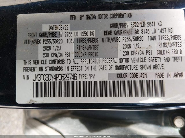 2023 MAZDA CX-9 JM3TCBDY4P0629746 Photo 8