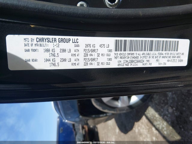 2012 JEEP COMPASS 1C4NJDBBXCD600224 Photo 8