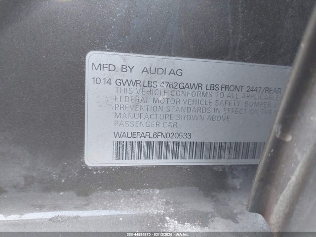 2015 AUDI A4 WAUEFAFL6FN020533 Photo 8