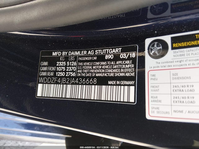 2018 MERCEDES-BENZ E 300 WDDZF4JB2JA436668 Photo 8