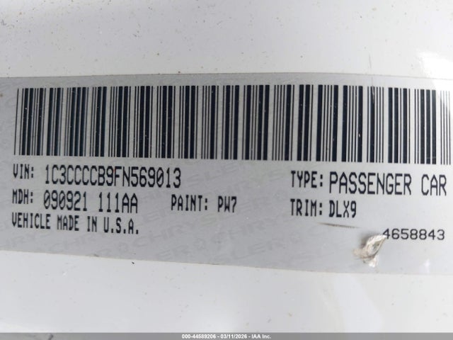 Aukcja sprzedaży 2015 Chrysler 200 C, vin: 1C3CCCCB9FN569013, numer aukcji: 44589206