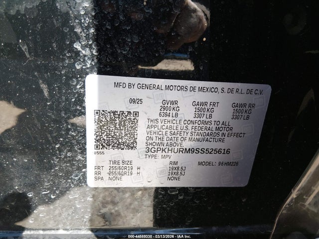 Honda Prologue Ex 2025 3GPKHURM9SS525616 Image 9