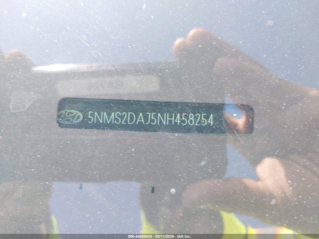 2022 Hyundai Santa Fe Sel მანქანა იყიდება აუქციონზე, vin: 5NMS2DAJ5NH458254, აუქციონის ნომერი: 44589425