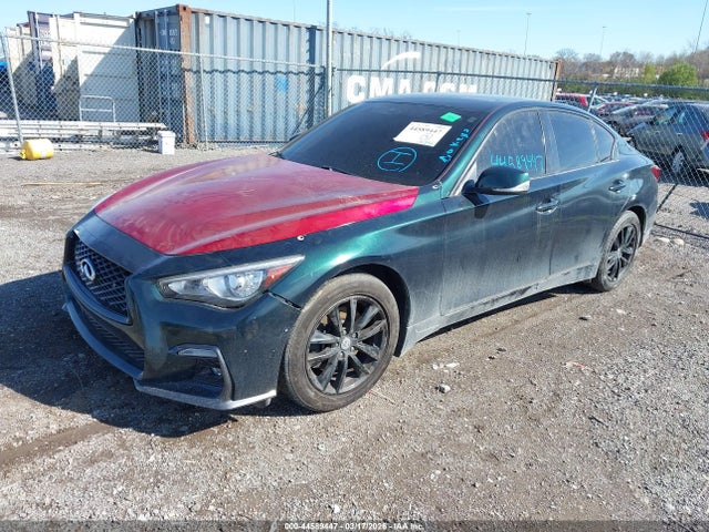 2018 Infiniti Q50 3.0t Sport მანქანა იყიდება აუქციონზე, vin: JN1EV7AR5JM437521, აუქციონის ნომერი: 44589447