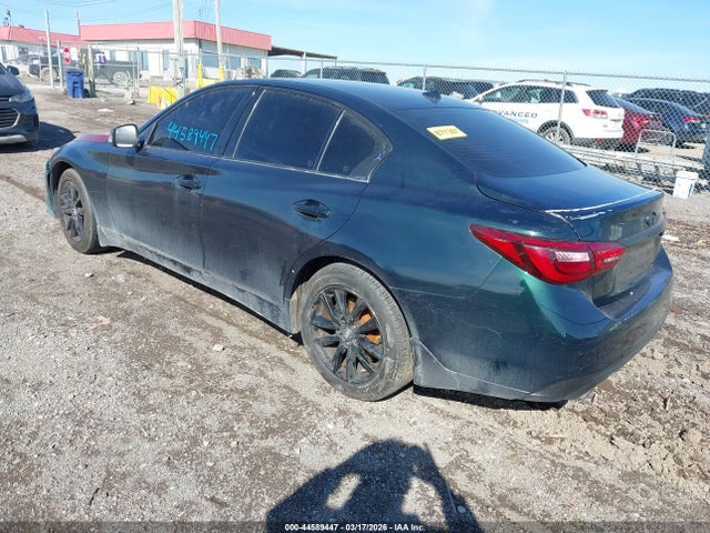 2018 Infiniti Q50 3.0t Sport მანქანა იყიდება აუქციონზე, vin: JN1EV7AR5JM437521, აუქციონის ნომერი: 44589447