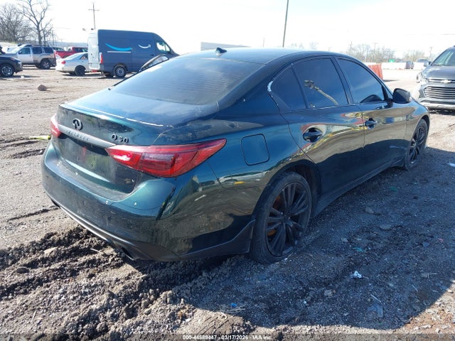2018 Infiniti Q50 3.0t Sport მანქანა იყიდება აუქციონზე, vin: JN1EV7AR5JM437521, აუქციონის ნომერი: 44589447