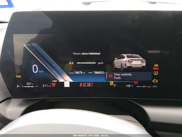 44589578 :رقم المزاد ، WBA23GG08S7S75203 vin ، 2025 Bmw 228 Gran Coupe Xdrive مزاد بيع