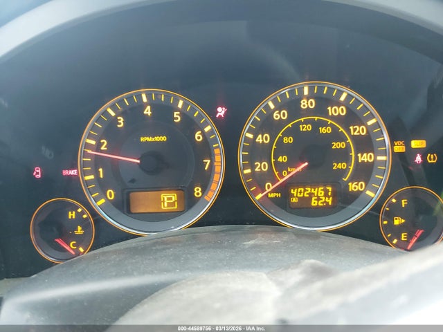 44589756 :رقم المزاد ، JNRAS08W77X200186 vin ، 2007 Infiniti Fx35 مزاد بيع