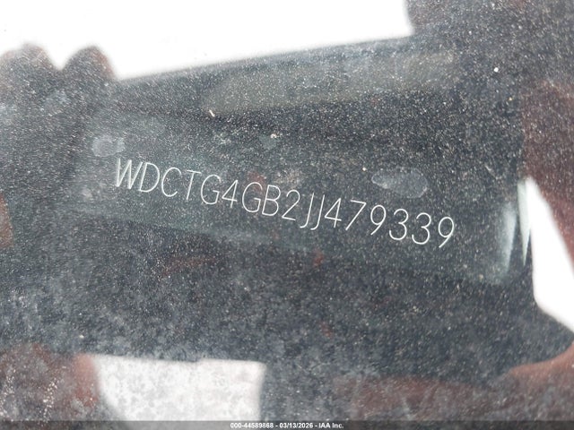 WDCTG4GB2JJ479339 Mercedes-Benz Gla 250 4matic
