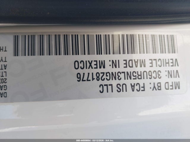 Продаж на аукціоні авто 2022 Ram 2500 Laramie  4x4 6'4 Box, vin: 3C6UR5NL3NG281776, номер лоту: 44589884