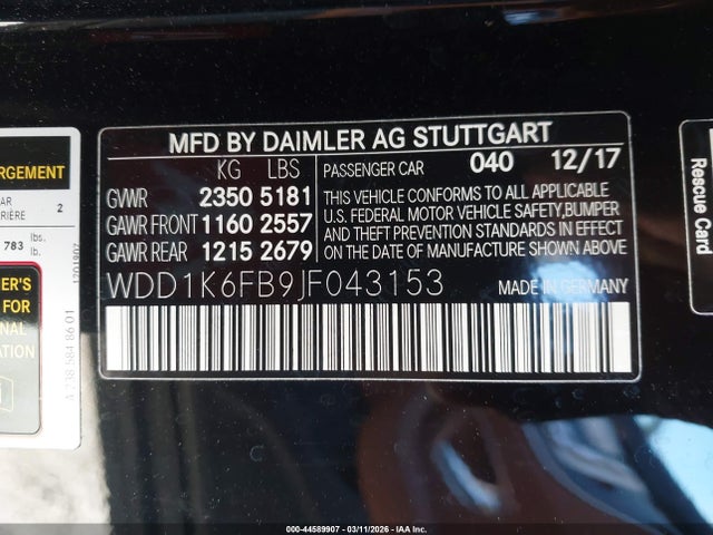 2018 MERCEDES-BENZ E 400 WDD1K6FB9JF043153 Photo 8