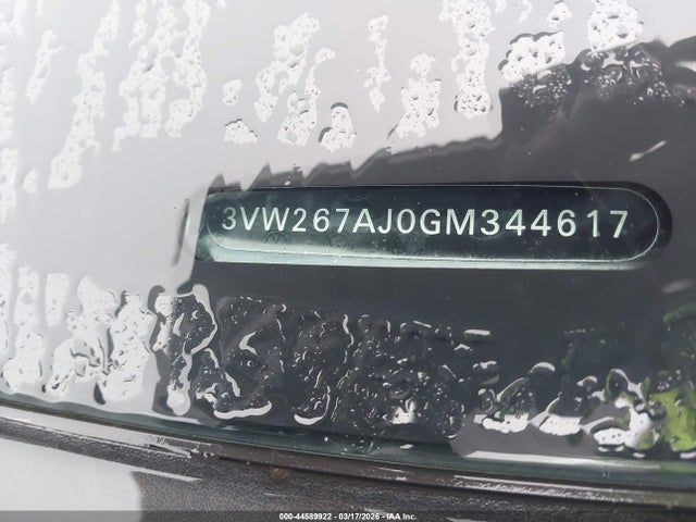 Продаж на аукціоні авто 2016 Volkswagen Jetta 1.4t S, vin: 3VW267AJ0GM344617, номер лоту: 44589922