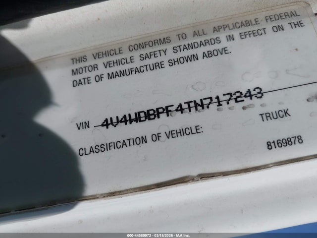 Продажа на аукционе авто 1996 Volvo Aero Wia, vin: 4V4WDBPF4TN717243, номер лота: 44589972