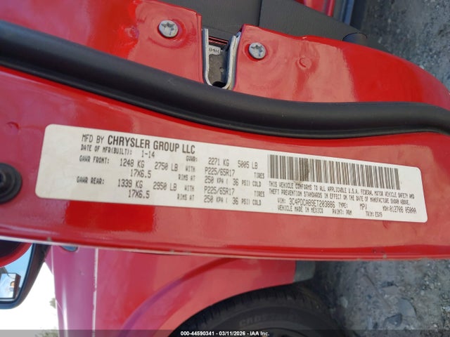 Aukcja sprzedaży 2014 Dodge Journey American Value Pkg, vin: 3C4PDCAB9ET203886, numer aukcji: 44590341