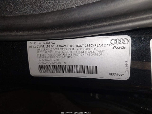 2013 AUDI A6 WAUGFAFC5DN005110 Photo 8
