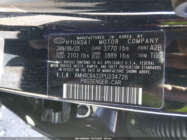2023 HYUNDAI VENUE KMHRC8A32PU234726 Photo 8
