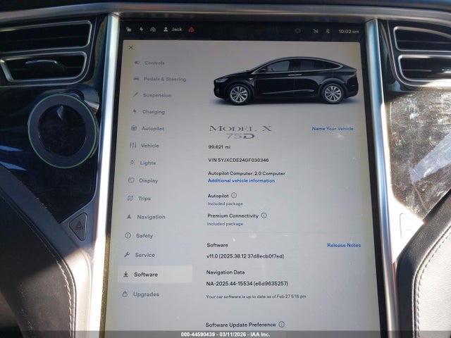 2016 TESLA MODEL X 5YJXCDE24GF030346 Photo 6