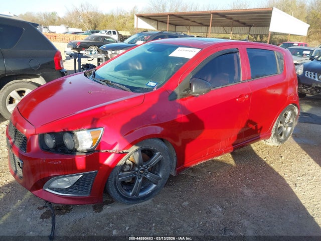 Chevrolet Sonic Rs Manual 2014 1G1JH6SB1E4133535 Image 2
