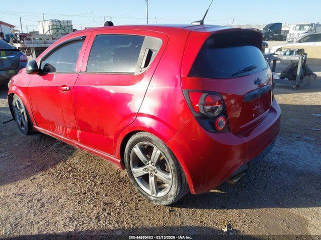 Chevrolet Sonic Rs Manual 2014 1G1JH6SB1E4133535 Image 3
