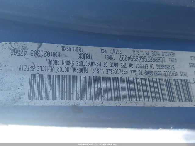 Aukcja sprzedaży 2019 Ram 1500 Classic Tradesman  4x2 6'4 Box, vin: 1C6RR6FG6KS594337, numer aukcji: 44590497