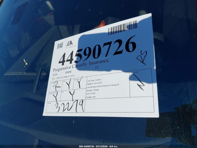 Продаж на аукціоні авто 2024 Bmw Ix Xdrive50, vin: WB523CF08RCN19734, номер лоту: 44590726
