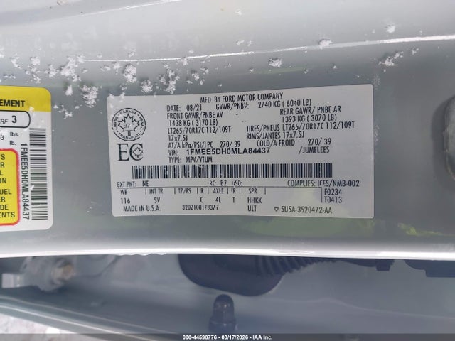 2021 FORD BRONCO 1FMEE5DH0MLA84437 Photo 8