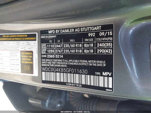 2016 MERCEDES-BENZ GLC 300 WDC0G4KB5GF011630 Photo 8