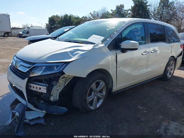2019 Honda Odyssey Ex-l მანქანა იყიდება აუქციონზე, vin: 5FNRL6H77KB081117, აუქციონის ნომერი: 44590810
